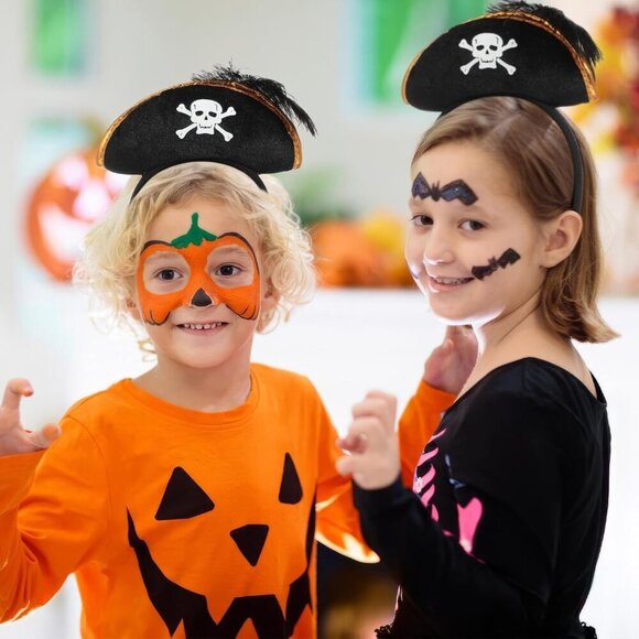 Pirate Skull Headband Halloween Costume Accessory Unisex Cosplay Party main image 7